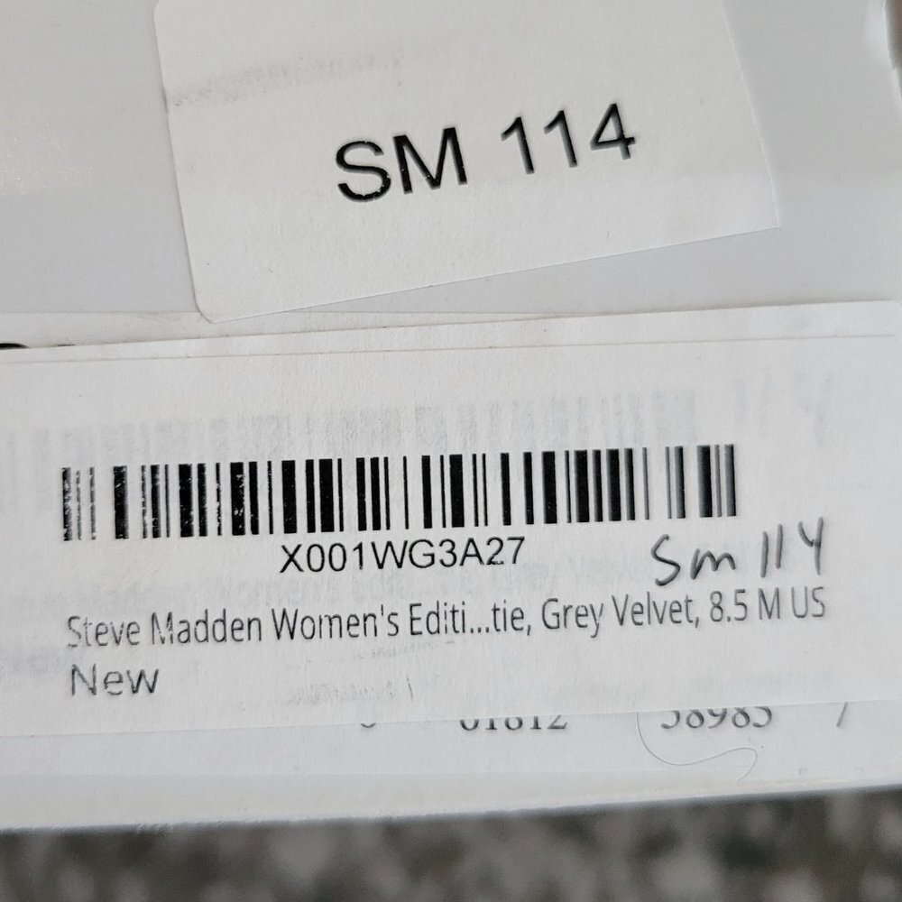 Steve Madden Edition Embroidered Grey Velvet Boot - Picture 8 of 8
